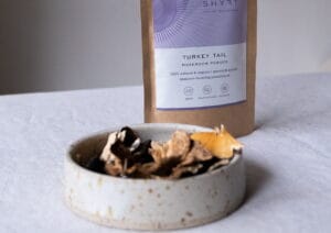 Turkey Tail supports gut health, boosts immunity, and offers antioxidant protection.