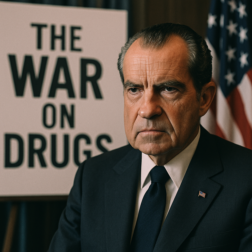 President Nixon met the war on drugs